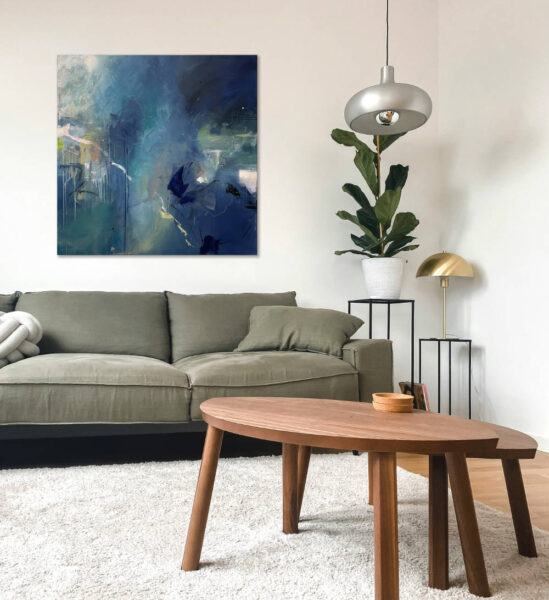 Blue-meditation-interior-by-Massina-100x100cm-2